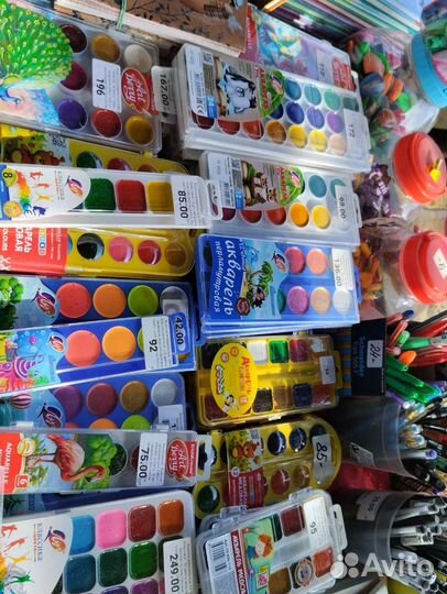 Канцелярия, игрушки, книги, от10 р