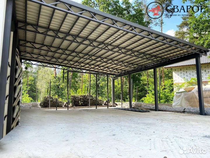 Заборы навесы