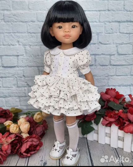 Платье для кукол Паола Рейна