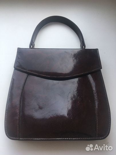 Кожаная винтажная сумка начало 70х годов (новая)