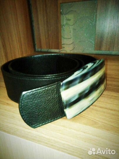 Ремень кожаный Италия