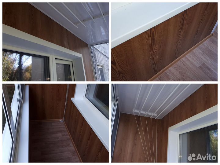 Остекление и отделка балконов. Окна пвх. Ремонт