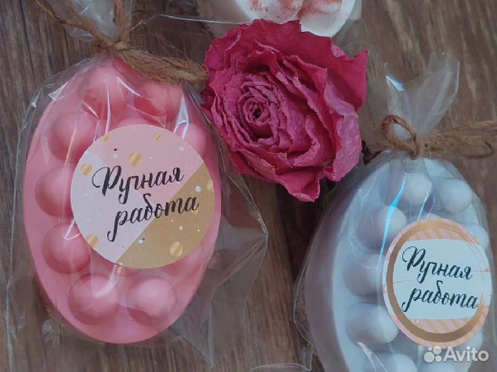 Массажное мыло с люфой; Подарочные наборы