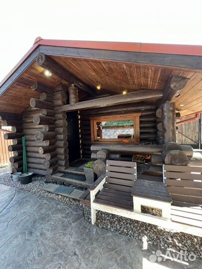 Сруб дома на разбор