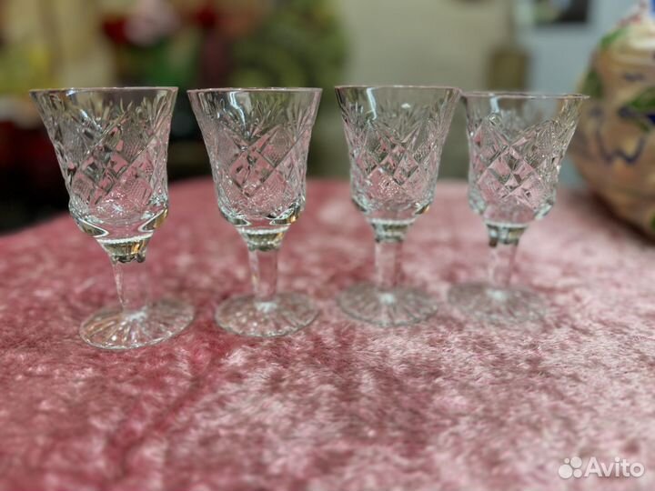 Хрустальные рюмки СССР