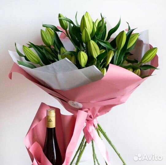 Букеты из лилий