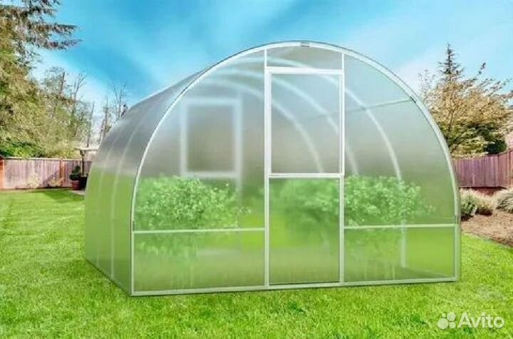 Теплица двойная дуга