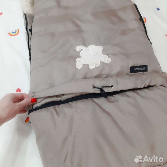 Зимний конверт в коляску