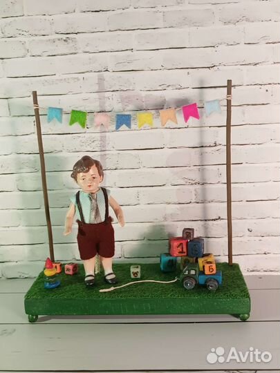 Маленькая куколка 8 см. Ручная работа