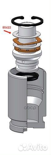 Поршень суппорта с механизмом KIA cerato / hyun