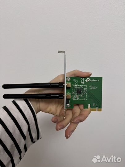 Wifi адаптер 2.4 ггц TP-link PCI-E 300 мбит/с