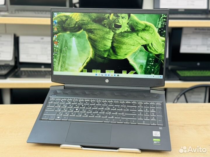 Игровой ноутбук HP Core i5-10300H + GTX 1650Ti