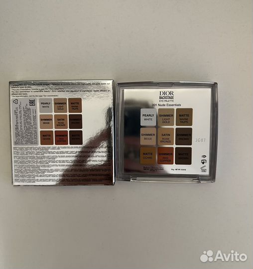 Тени christian dior