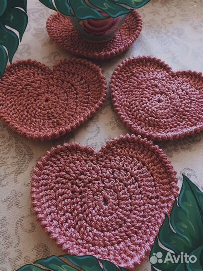 Подставка под кружку. Ручная работа