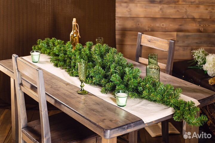 Хвойные гирлянды