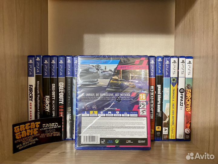 Игры PS4: Need for Speed Heat/NFS Heat