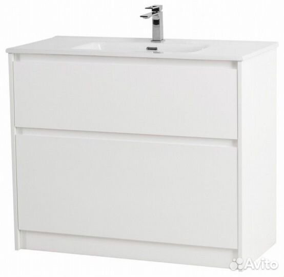 Мебель для ванной BelBagno Kraft-1000-PIA-BB1000ETL Bianco Opaco