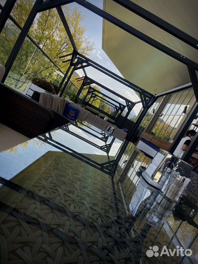 Каркасные беседки из металла «Хайтек»