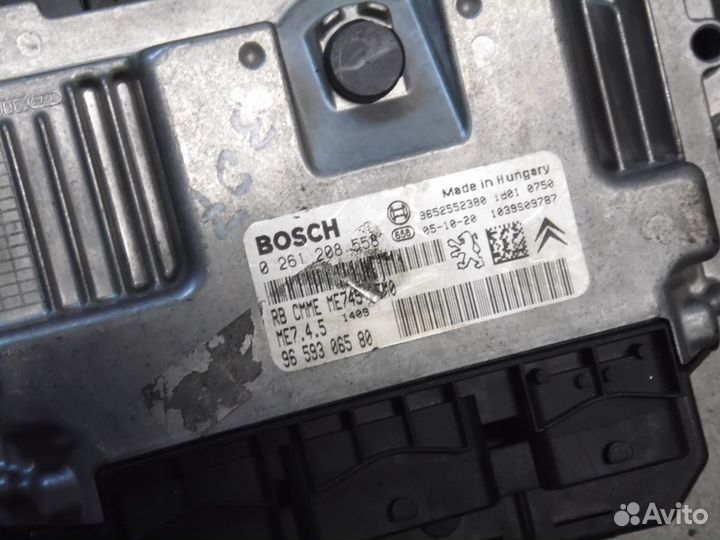 Комплект эбу 1.6 МКПП Пежо 307 Ситроен С4