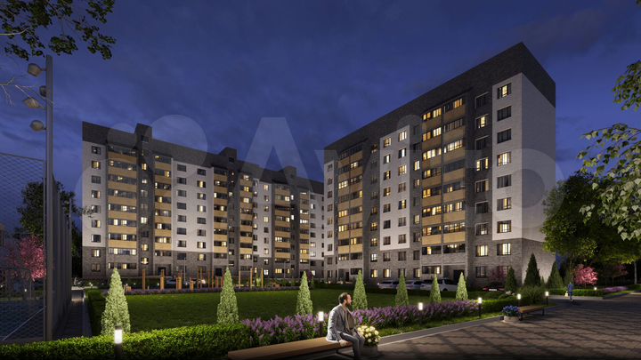 1-к. квартира, 33,3 м², 5/9 эт.