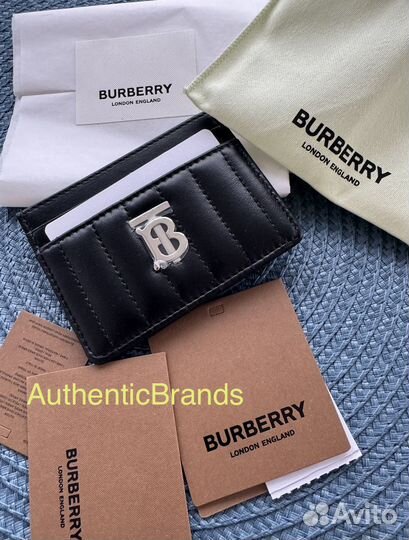 Burberry, оригинал, картходер черный, новый сезон