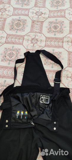 Брюки горнолыжные жен. Völkl, б/у, р. 48, чёрн