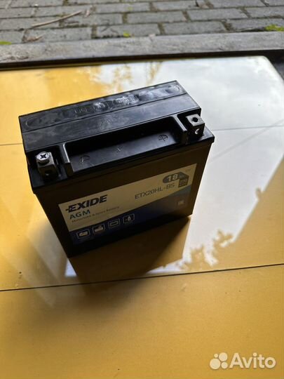 Аккумулятор для мотоцикла exide 18ah 12v