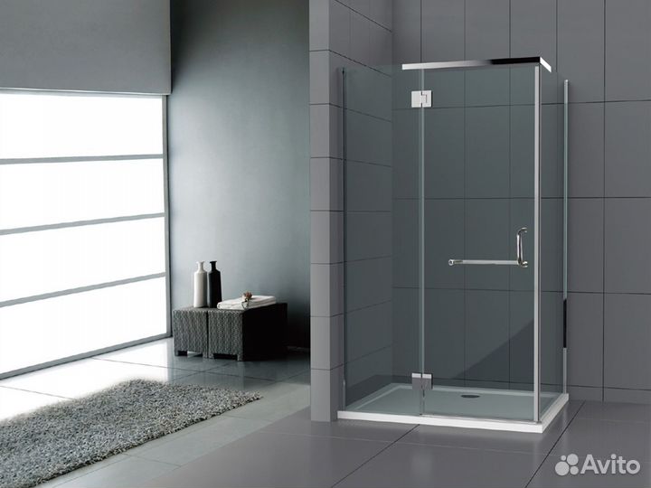 Душевая кабина с нержавеющей фурнитурой