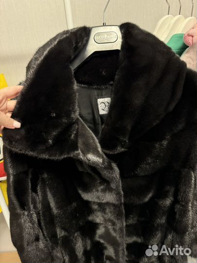Шуба норковая 42 44 черная