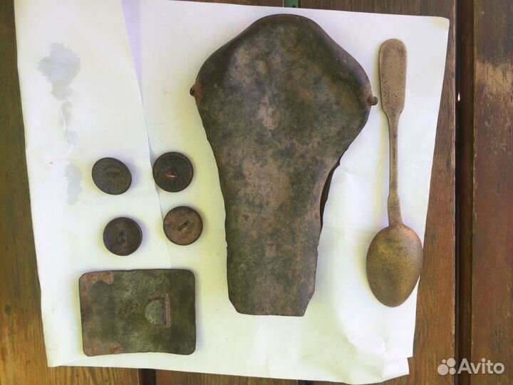 Царские пуговицы. Ложка. Пряжка для ремня
