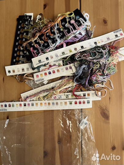 Остатки набора для вышивания dimensions