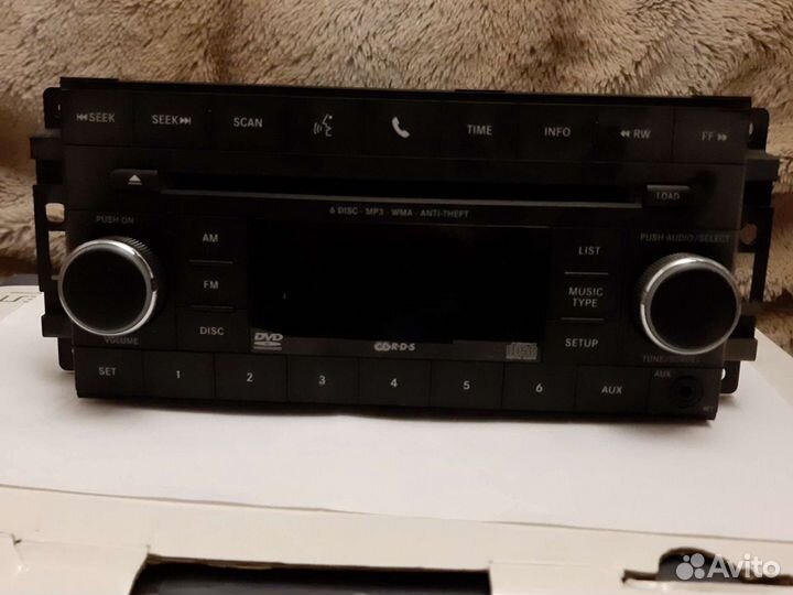 Мультимедиа для джипа, додж, крайслер 2012 новый