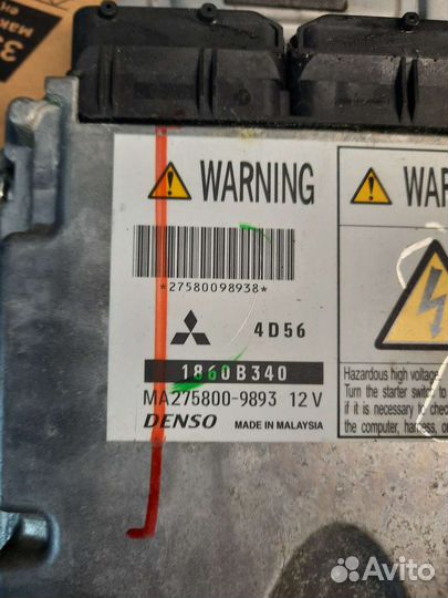 Эбу Mitsubishi Pajero Sport 2 4D56U