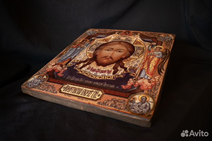 Спас Нерукотворный с Евангелистами и Архангелами