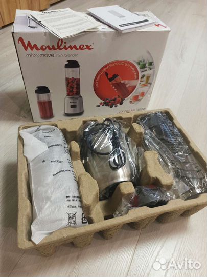 Мини-блендер новый Moulinex