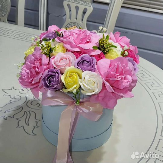 Букет цветов из мыла