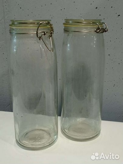 Банки контейнеры для сыпучих продуктов стекло