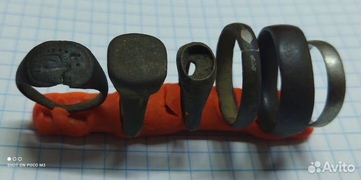 Перстень кольцо печатка 6 штук