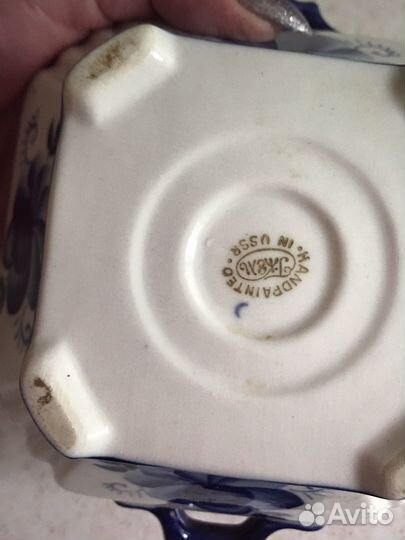 Шкатулка Гжель СССР