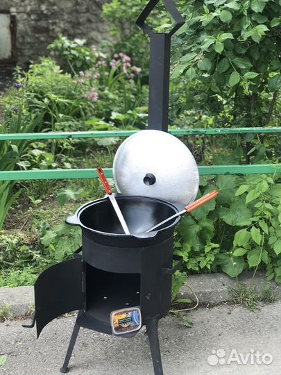 Казан 22+печь с трубой