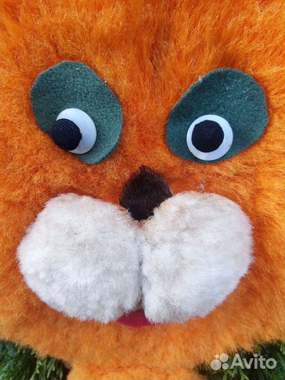 Мягкая игрушка заяц пижамница СССР