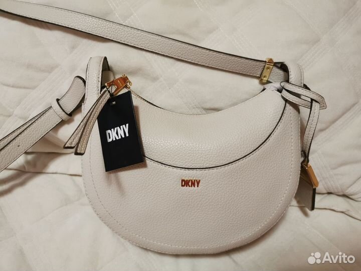 Сумка женская кроссбоди dkny натуральная кожа