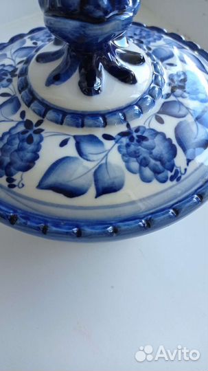 Конфетница гжель