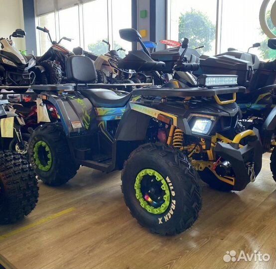 Квадроцикл motoland wild track 200 x winch