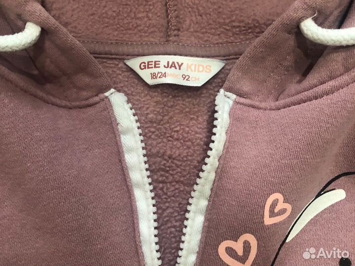 Худи с начесом для девочки