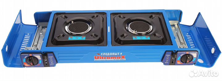 Плита газовая Следопыт UltramaX, двойная (с перех