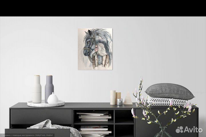 Картина акварель