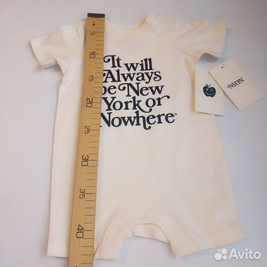 Ромпер (песочник) nyon новый 56 - 62 см 0 - 3 мес