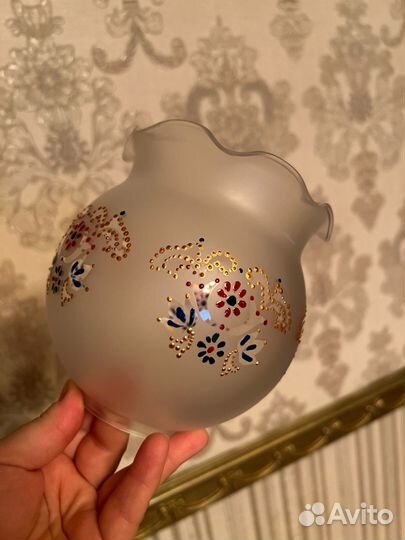 Плафон старинный для лампы