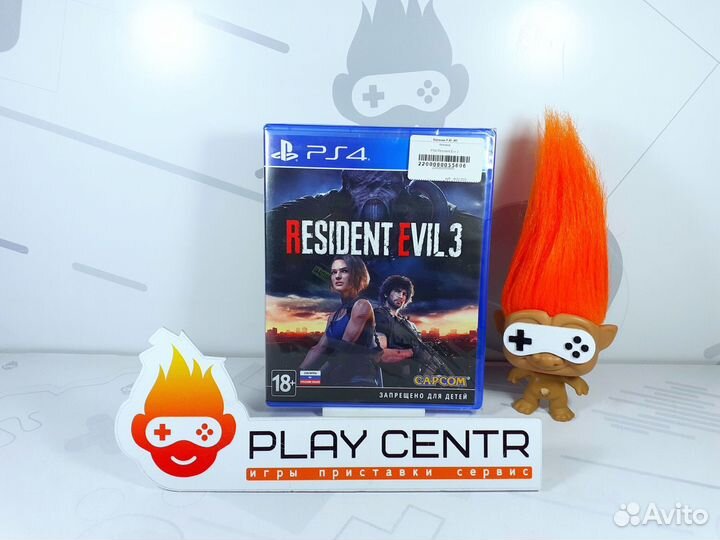 Диск для PS4 Resident Evil 3 Новый